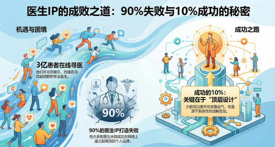 2026,别把“医生IP”当玄学,0到1的合规起号 2026,别把“医生IP”当玄学,0到1的合规起号